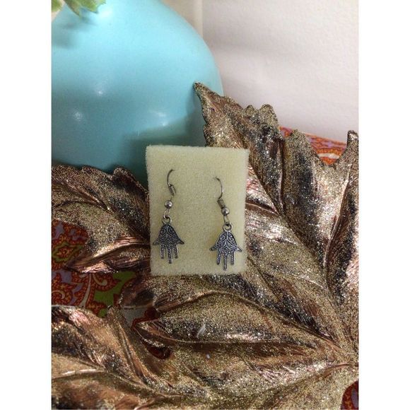 NEW Vintage Bohemian Boho Silver Earring Pierced Dangle 🍂🌸 - Picture 8 of 12